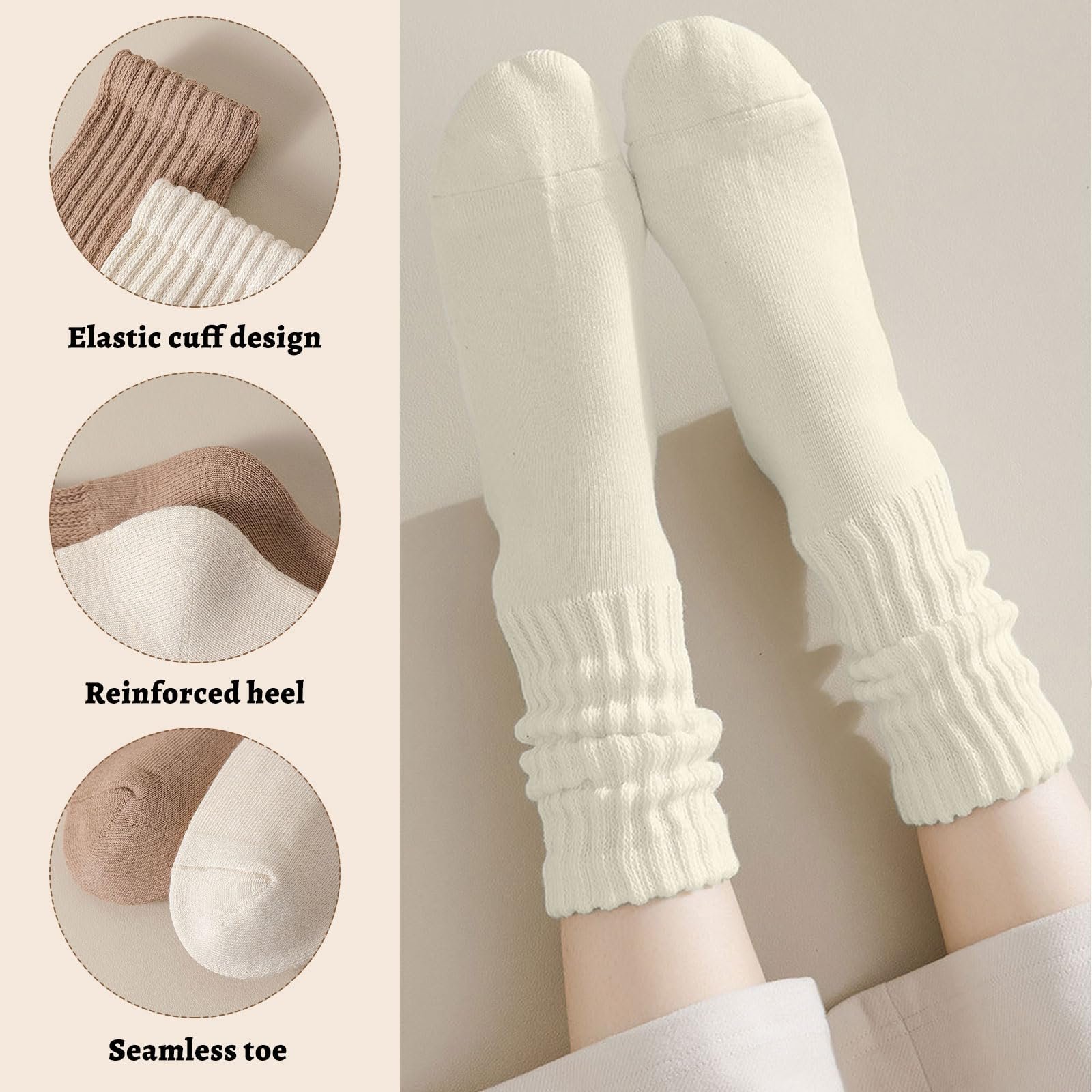 Носки Slouchy 4 пары, фото №3