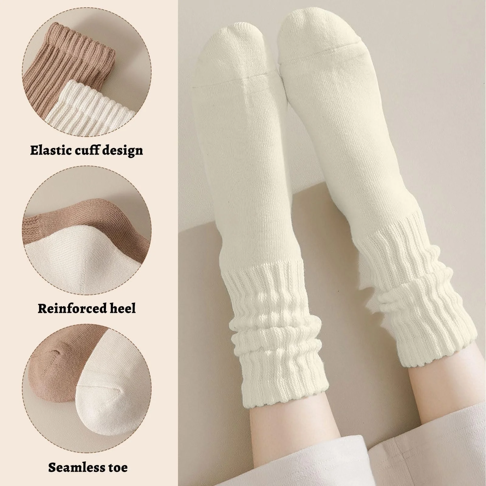 Шкарпетки Slouchy 4 пари, фото №3