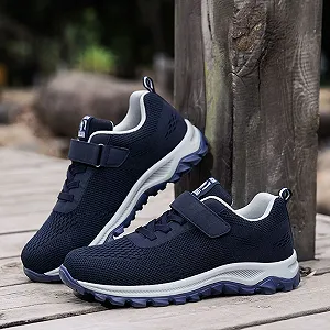 Кроссовки SRZYMJ Черные Легкие Рабочие Мужские Коричневые Белые synthetic.ua - Фото 1