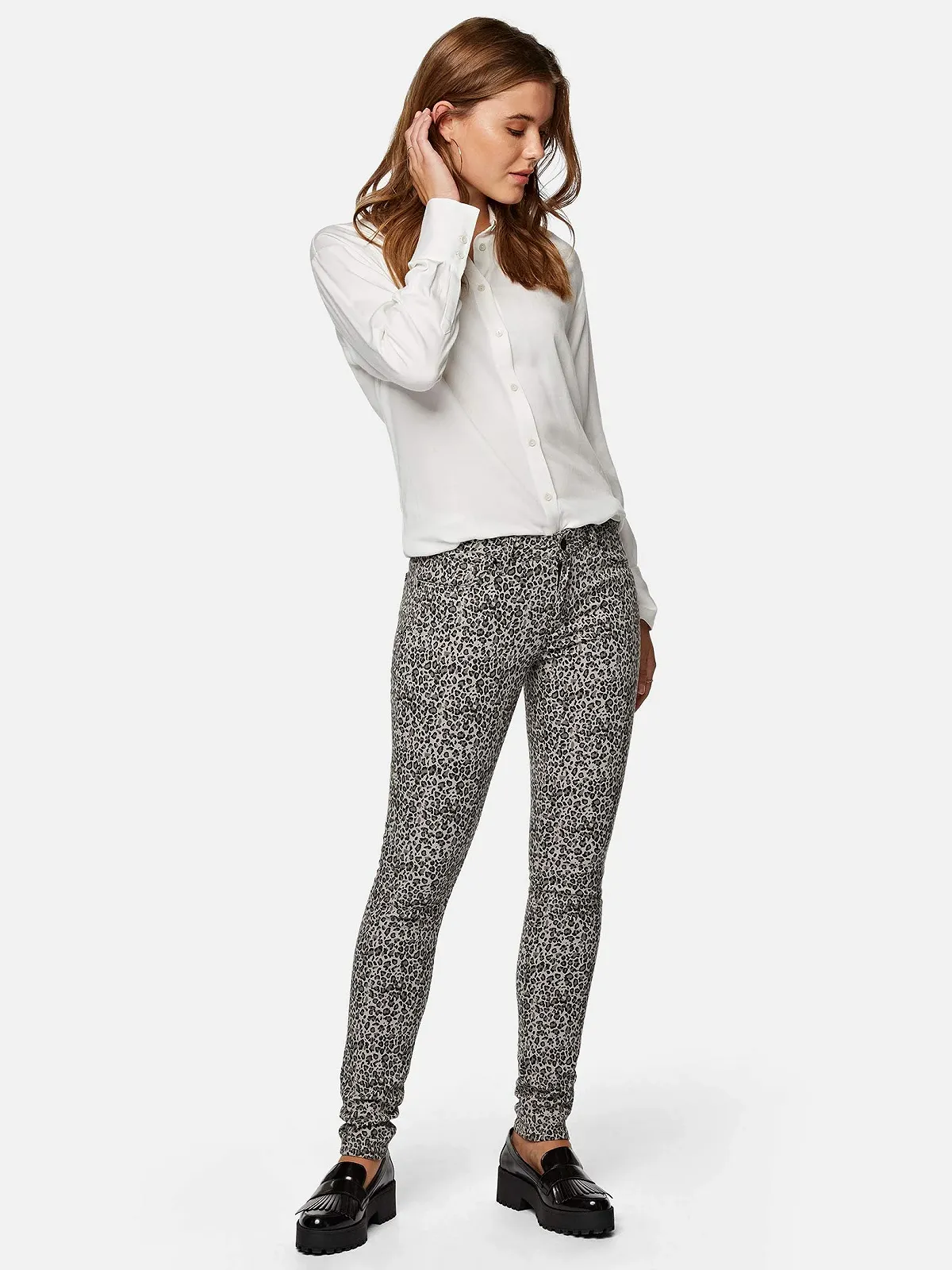 Джинсы Mavi женские супер обтягивающие Adriana Grey Leo 25 30, фото №4