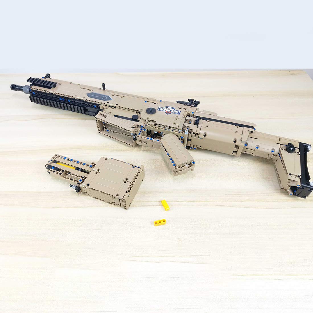 Технологія BGOOD Rifle CADA C81021W 1406 Клемпінгові блоки Стріляюча Scar 17S Модель з Снарядами, фото №4