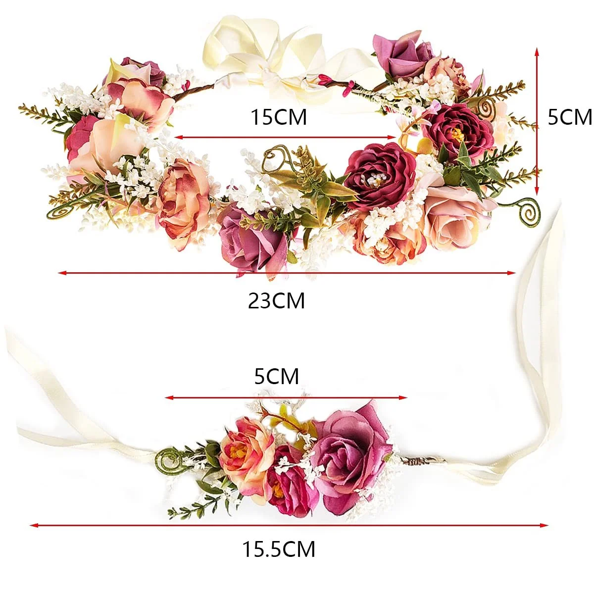 Венок Цветочный Аксессуар для волос, фото №3 Венок Цветочный Аксессуар для волос, фото №3