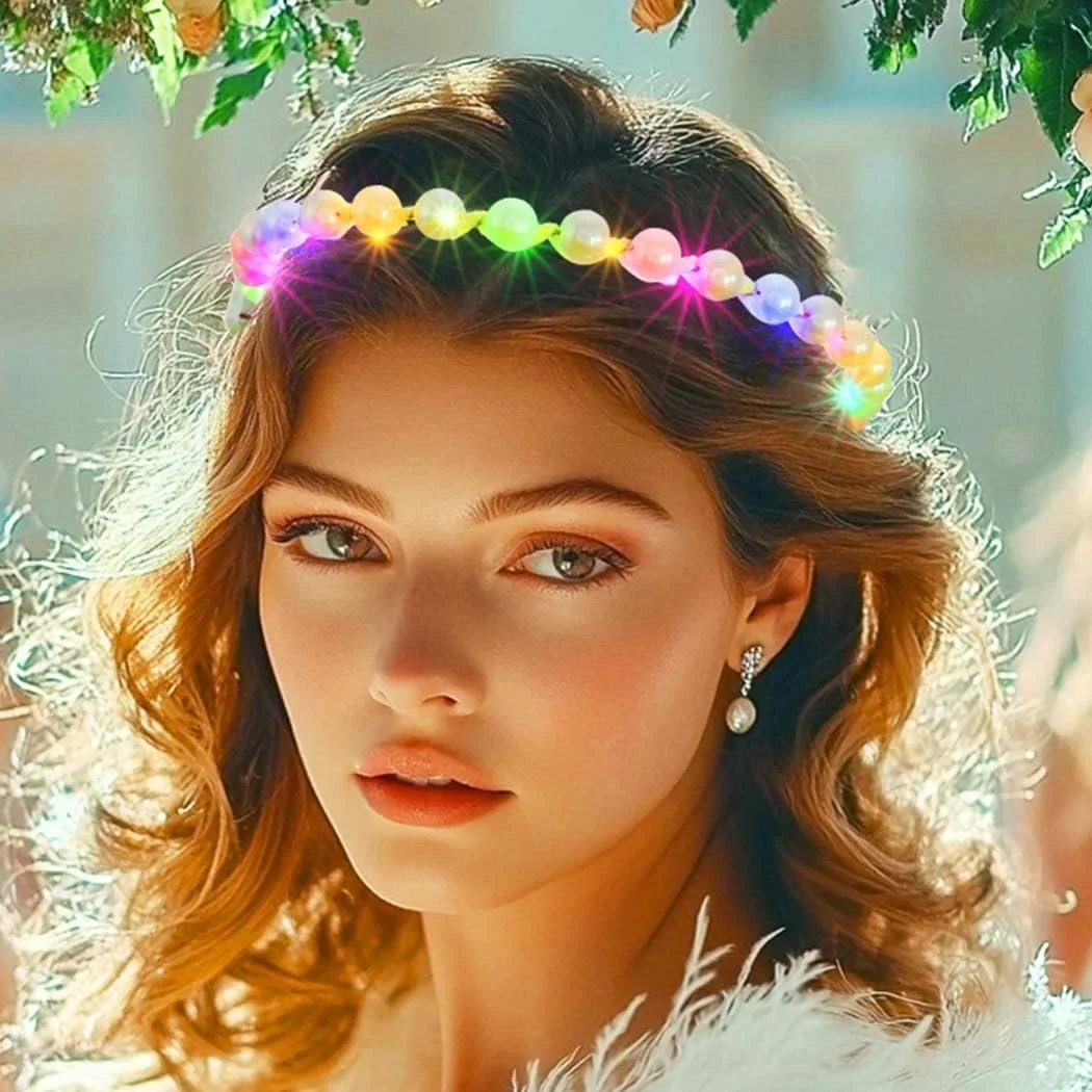 Вінок Світлодіодний Перлинний Edary, фото №3