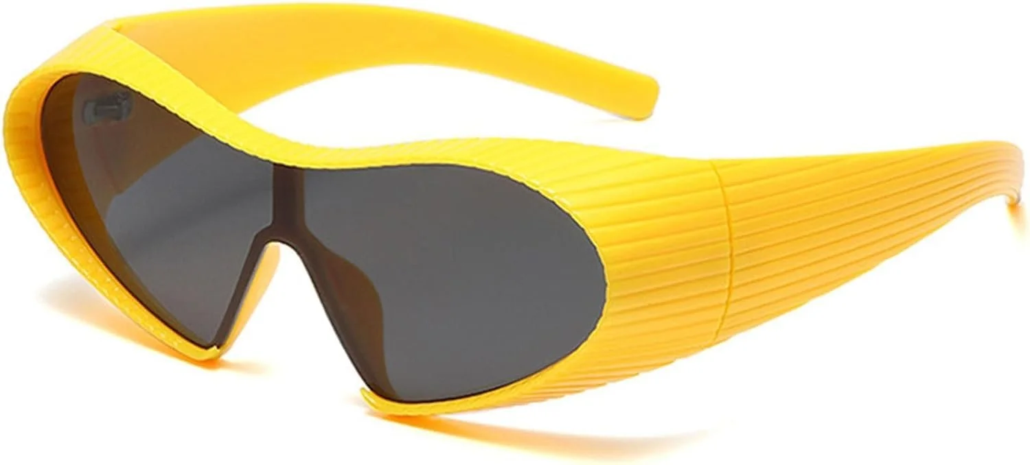 Сонцезахисні окуляри Vagbalena Футуристичні Велика оправа Суцільні, фото №1