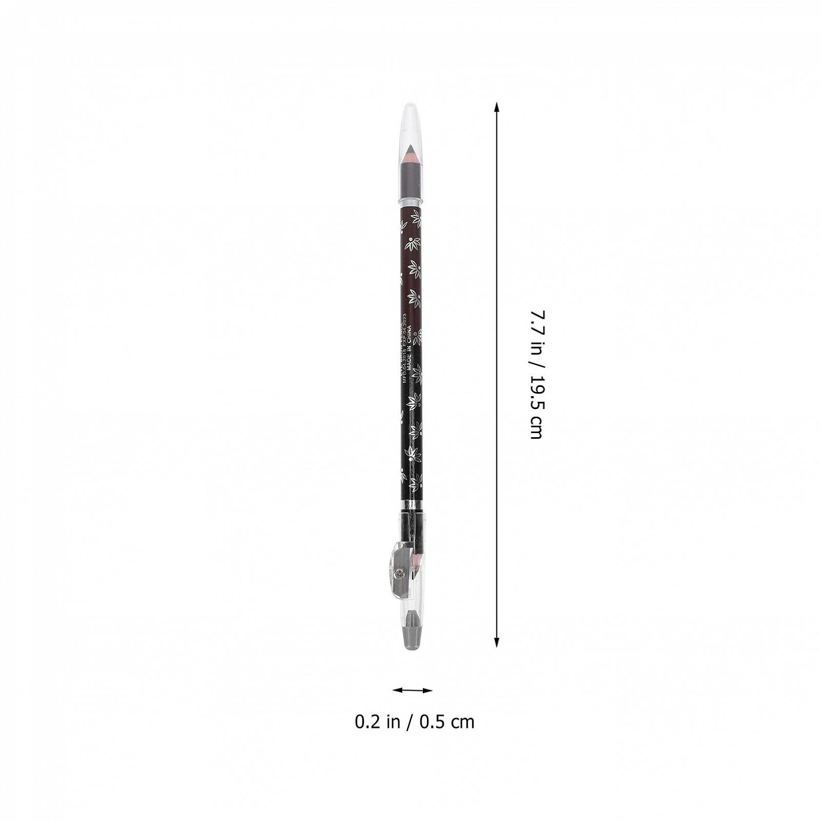 Карандаш для бровей Minkissy с точилкой Двойной наконечник 4 шт., фото №2