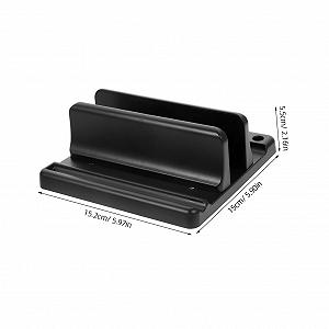 Вертикальна підставка для ноутбука DOITOOL, сумісна з MacBook Pro, міцний та легкий тримач для ефективного зберігання на робочому столі, чорний synthetic.ua - Фото 1