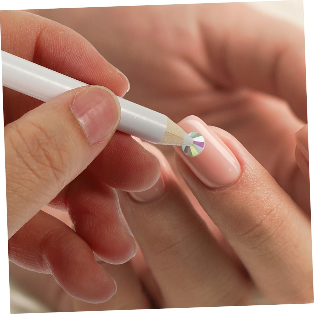 Набір страз для нігтів Healvian Діаманти Прозорі Асорті Великі 3D, фото №5