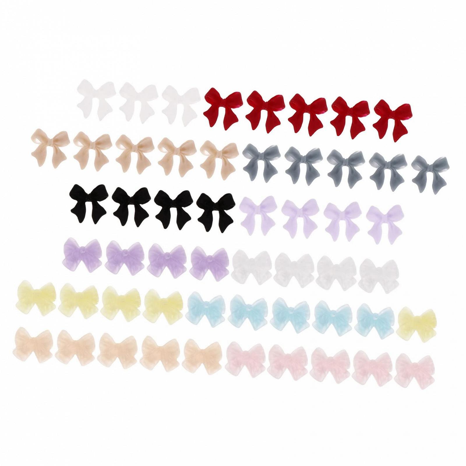 Прикраси для манікюру Healeved стереоскопічні бантики для дизайну нігтів, фото №3