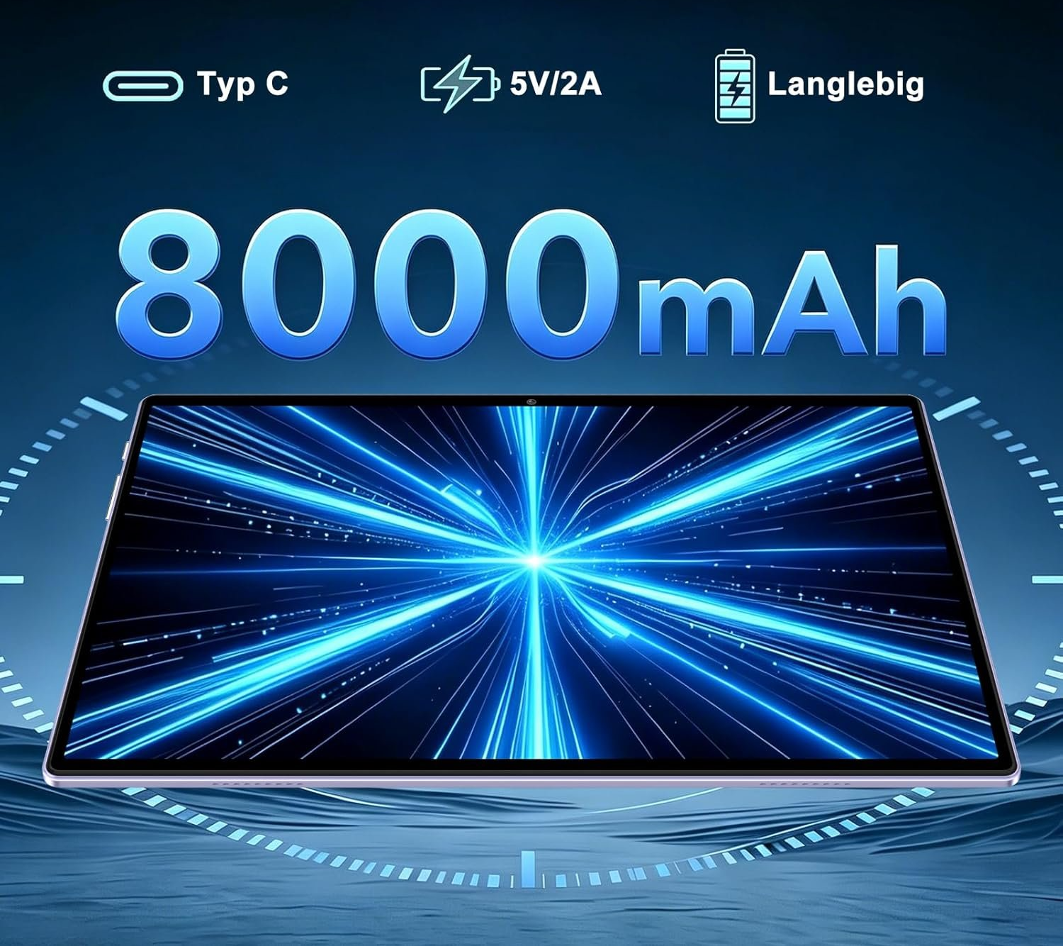 Планшет 10.1" ZIOVO Z168 8+22/128Gb 8 ядер Android 15 8000 mAh Фиолетовый, фото №4 Планшет 10.1" ZIOVO Z168 8+22/128Gb 8 ядер Android 15 8000 mAh Фиолетовый, фото №4