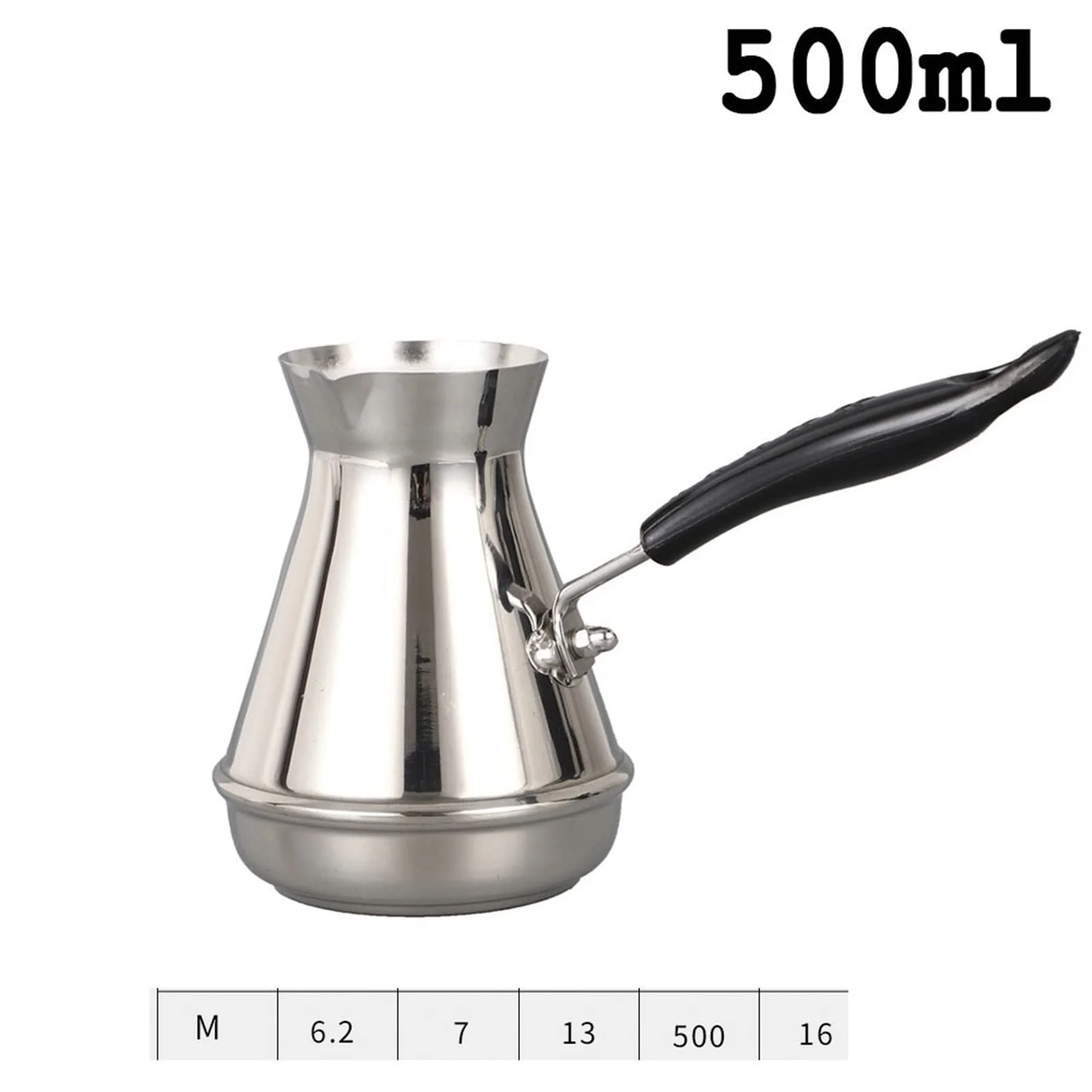 Замінний кавник Ручної роботи Квіткова чашка Нержавіюча сталь Кавник з довгою ручкою, фото №7