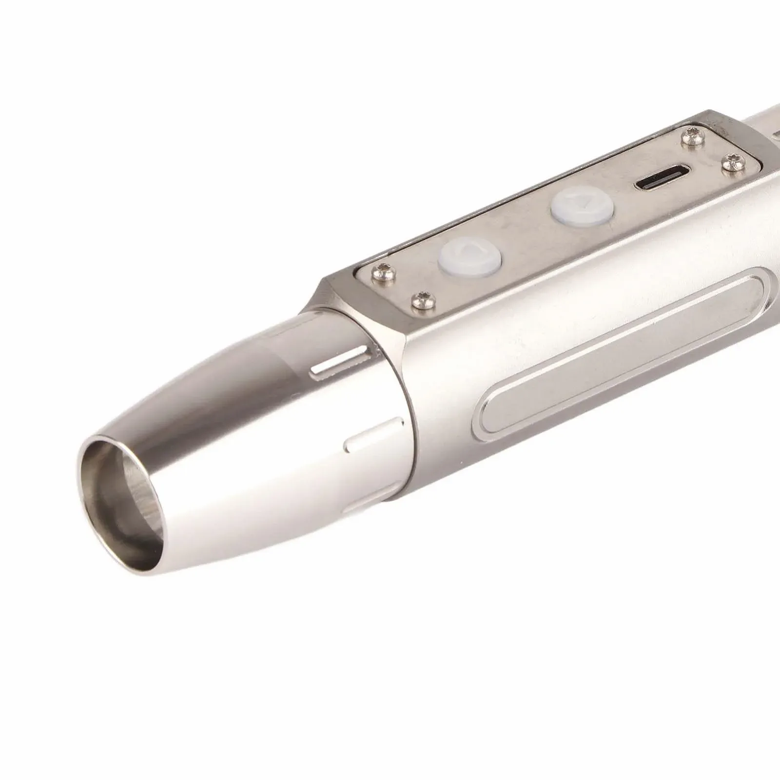 Фонарик plplaaoo Dual Ends 6 Lights Электрический фонарик Обнаружение флуоресценции для идентификации ювелирных изделий Нержавеющая сталь Алюминиевый сплав 15 см 265 г, фото №8 Фонарик plplaaoo Dual Ends 6 Lights Электрический фонарик Обнаружение флуоресценции для идентификации ювелирных изделий Нержавеющая сталь Алюминиевый сплав 15 см 265 г, фото №8