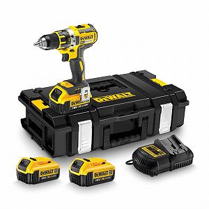 Дрель-шуруповерт DEWALT DCD790M3-QW 18V 4Ah Черный/Желтый - Фото 1