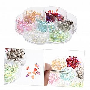 Стразы для ногтей 500 шт Многоцветный synthetic.ua - Фото 1