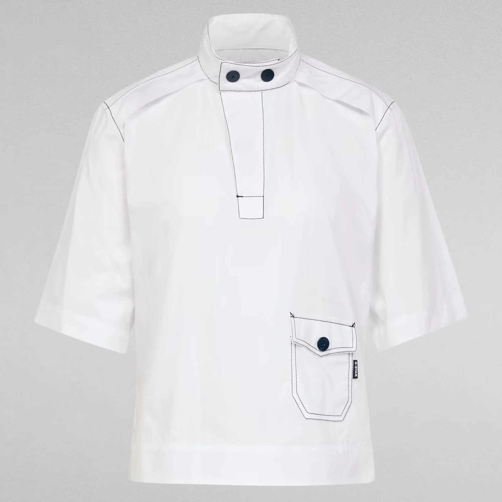 Женская рубашка G-Star RAW Swedish collar shirt wmn s\s -  S, фото №4