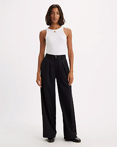 Купить Женские брюки Levis - Pleated Wideleg Trouser Caviar - 27 34 - Фото 1 Женские брюки Levis - Pleated Wideleg Trouser Caviar - 27 34 - Фото 1