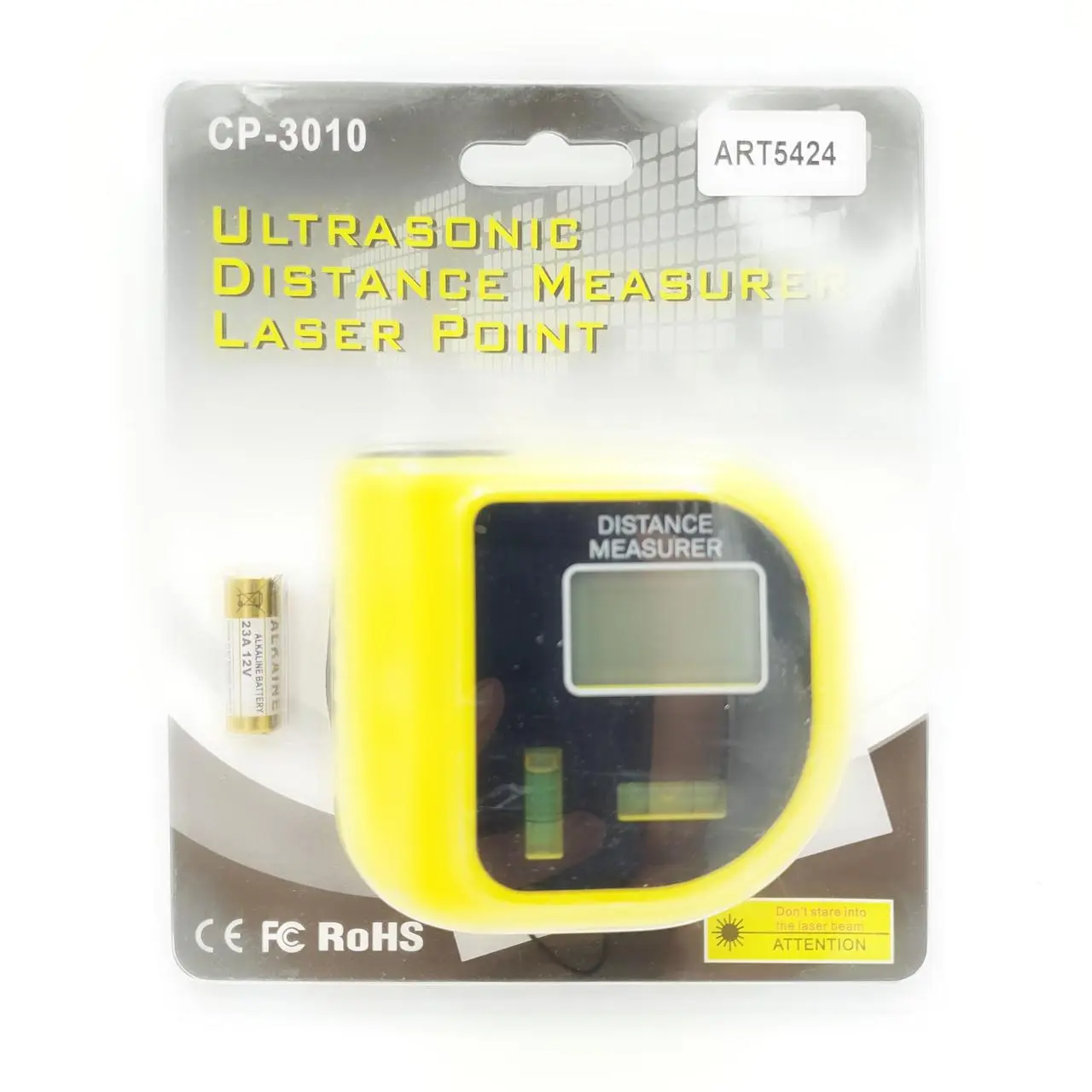 Лазерная линейка рулетка с уровнем дальномер электронный UKC CP-3010 желтый, фото №9 Лазерная линейка рулетка с уровнем дальномер электронный UKC CP-3010 желтый, фото №9