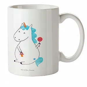 Детская чашка Unicorn Baby Mr. & Mrs. Panda, пластиковая, для путешествий, розовый - Фото 1