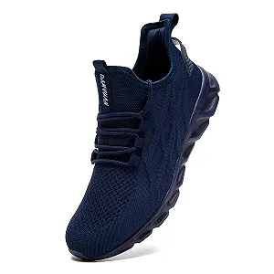 Кросівки Linenghs Чоловічі Взуття для бігу Спортивні темно-сині EU 39 - Фото 1