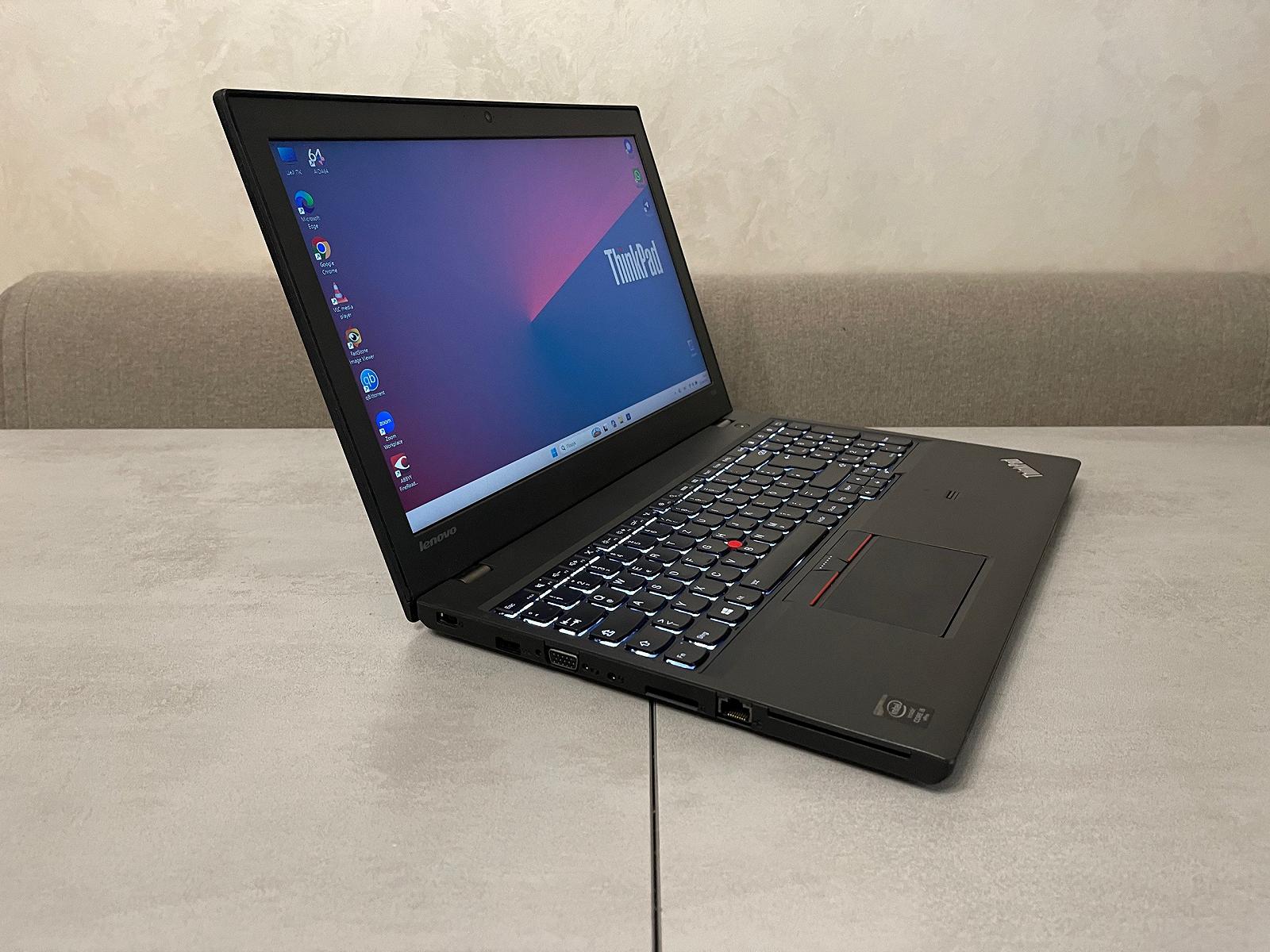 Ноутбук Lenovo ThinkPad T550, 15,6", i5-5300U, 16GB, 256GB SSD, підсвітка клавіатури, фото №3