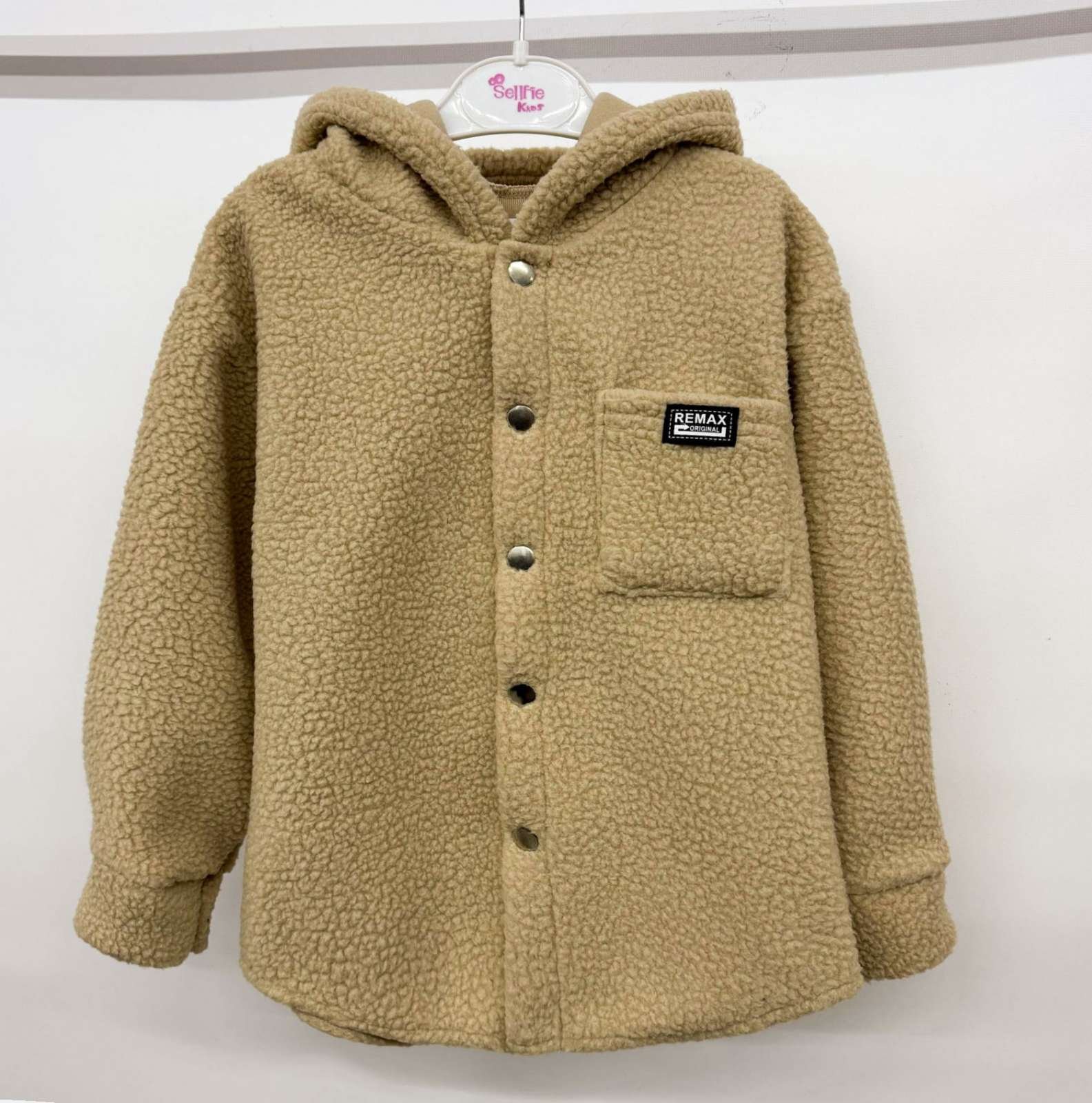 Теплий джемпер тедді від 110 до 152 см з капюшоном, фото №6