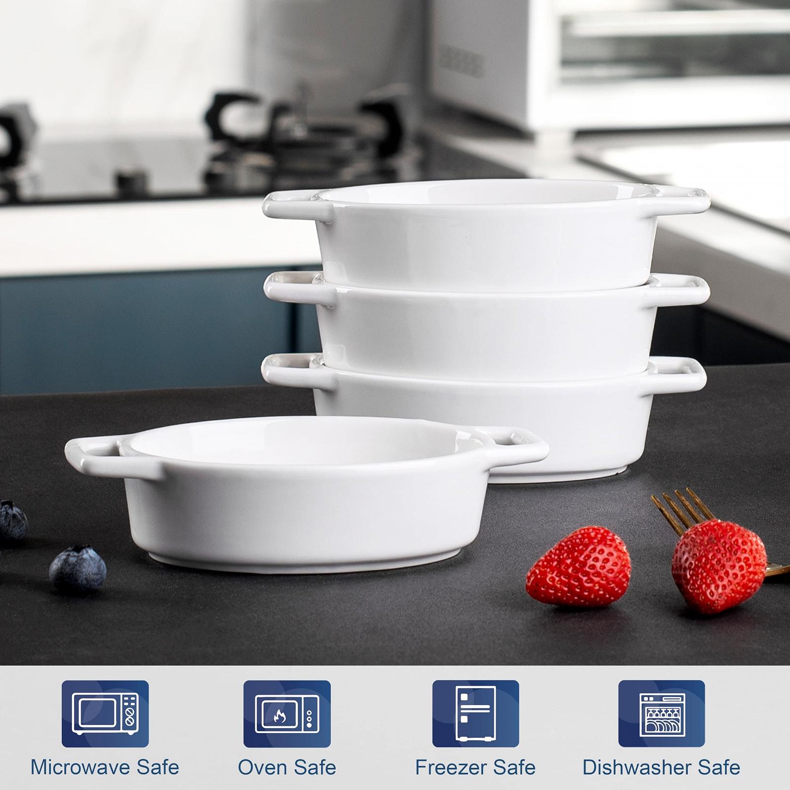 Форма для запікання Lovecasa порцелянова штабельована з ручками порційна, фото №5