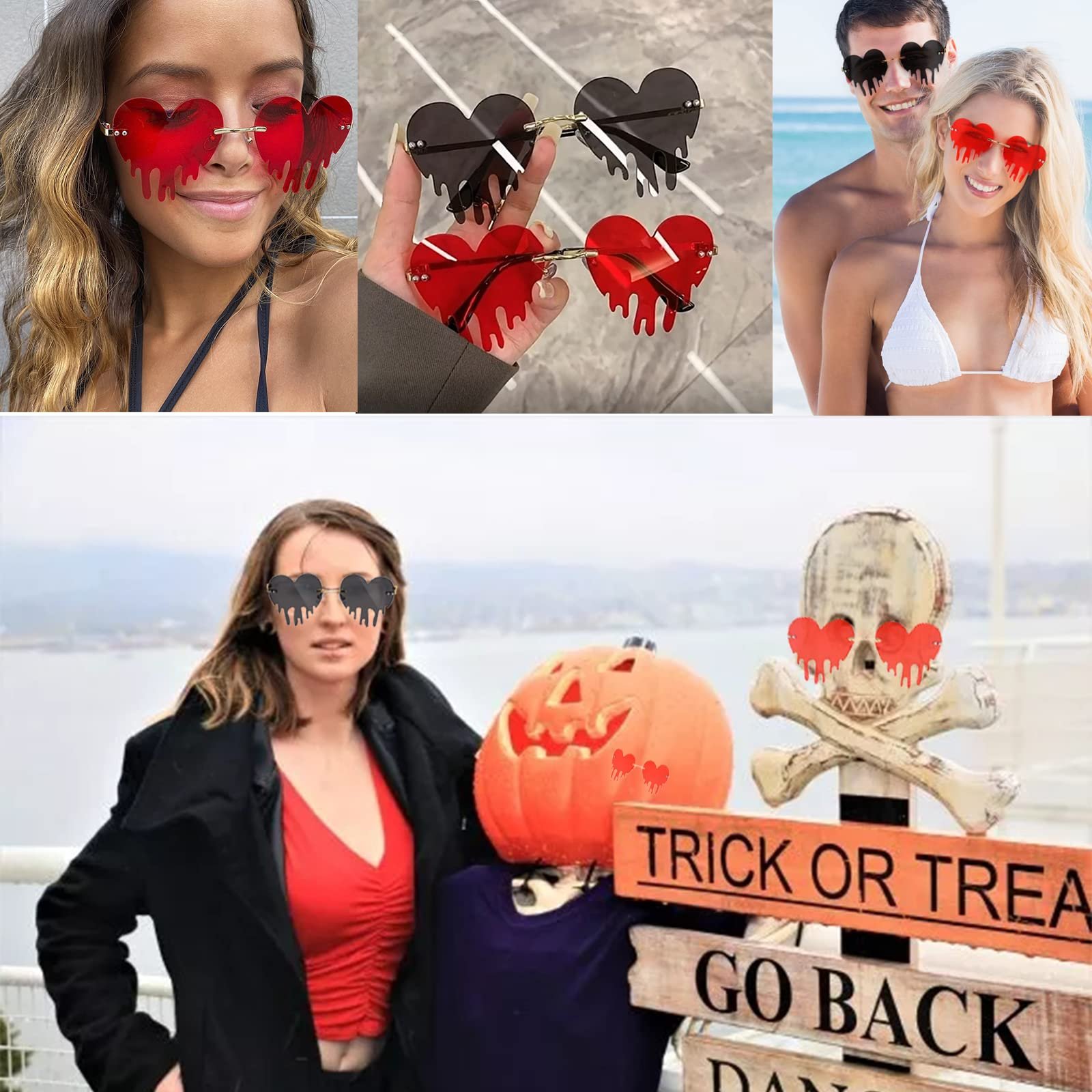 Солнцезащитные очки Sunwuun Rave, Тающее сердце., фото №5