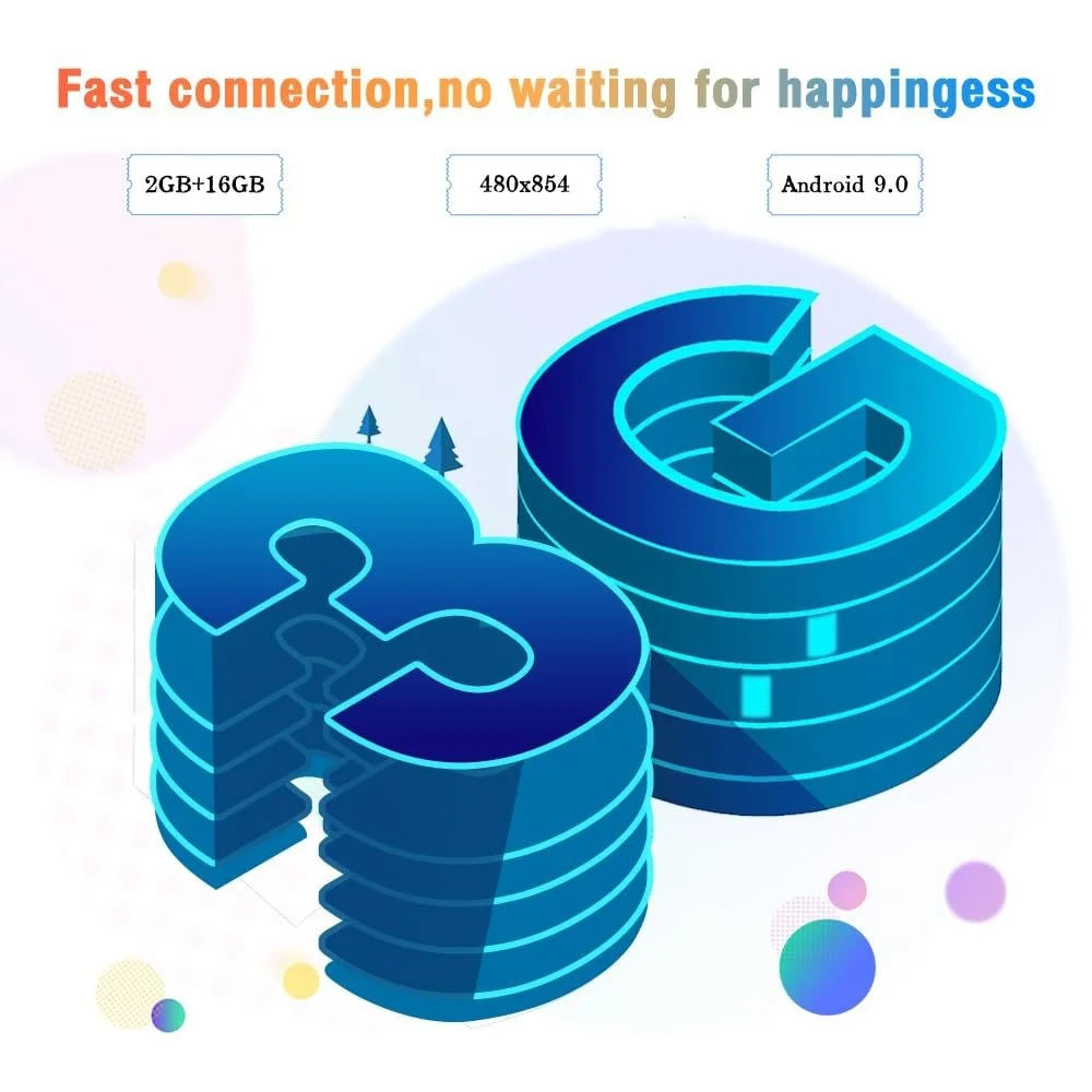 Мобильный телефон LaI17 5.0 дюйма 16GB 128GB Dual SIM Dual Camera WiFi Bluetooth Face ID 4G Синий, фото №4