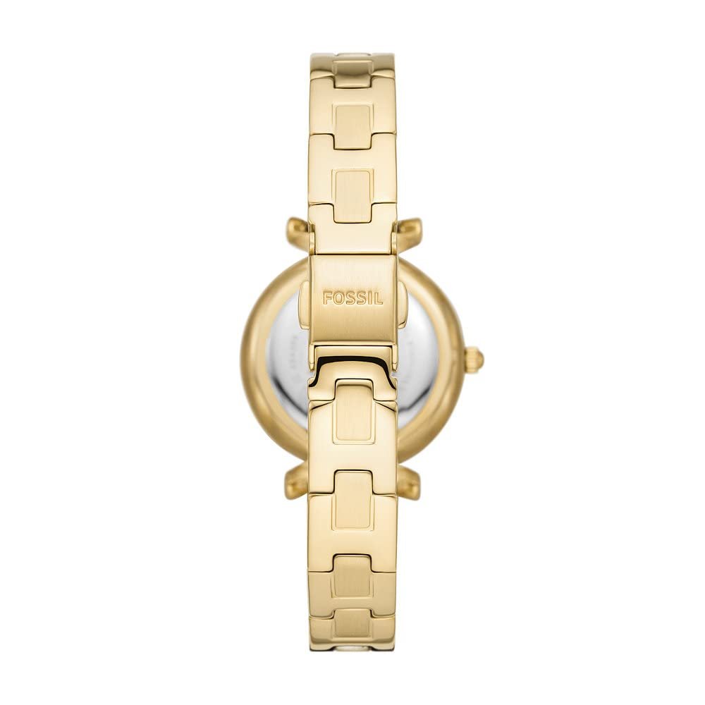 Женские многофункциональные часы Fossil Cecile, корпус 40 мм, золотой цвет, браслет, фото №3