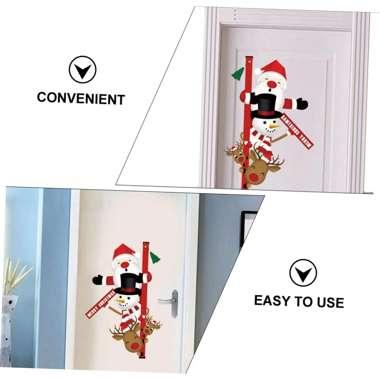 Наклейка на двері Vaguelly Snowman Christmas PVC, фото №5 Наклейка на двері Vaguelly Snowman Christmas PVC, фото №5