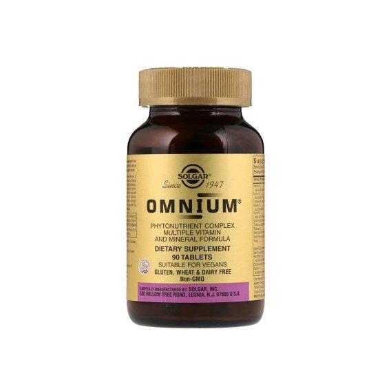 ᐉ Витаминно-минеральный комплекс Solgar Omnium Phytonutrient Complex ...