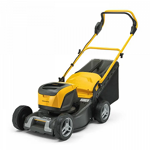 Газонокосарка акумуляторна STIGA Collector 543 AE Kit / Сталева дека / 41 см / 60 л / Чорна-Жовта ціна на synthetic.ua - Фото 1 Газонокосарка акумуляторна STIGA Collector 543 AE Kit / Сталева дека / 41 см / 60 л / Чорна-Жовта synthetic.ua - Фото 1