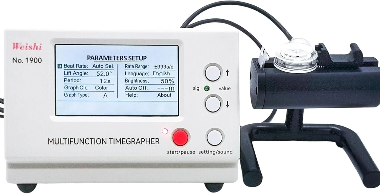 Тестер механических часов Weishi NO.1900 Grey / Профессиональный / Точность 0.1 мс / Диапазон ±999 с/сут / Серый, фото №1 Тестер механических часов Weishi NO.1900 Grey / Профессиональный / Точность 0.1 мс / Диапазон ±999 с/сут / Серый, фото №1
