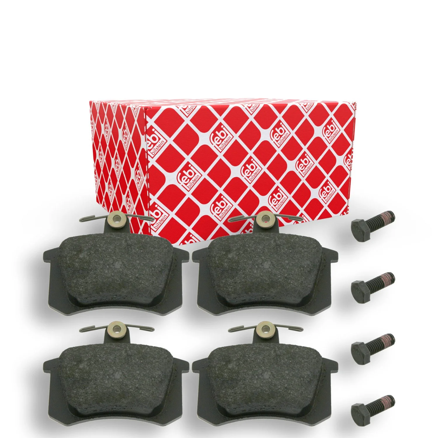 Комплект гальмівних колодок, дискові гальма FEBI BILSTEIN 16144 для AUDI, задня вісь, фото №1
