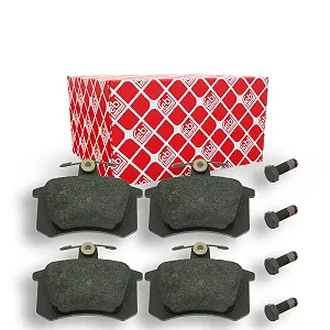 Комплект гальмівних колодок, дискові гальма FEBI BILSTEIN 16144 для AUDI, задня вісь - Фото 1