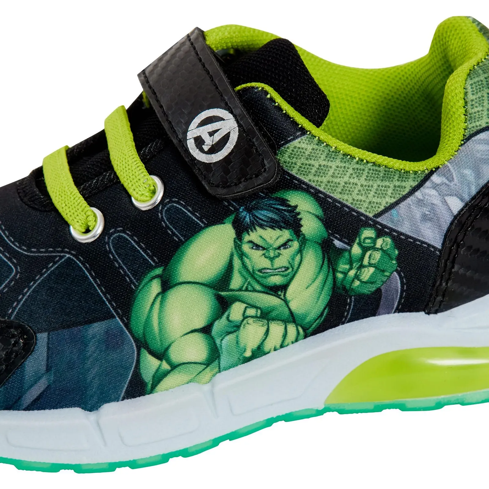 Кроссовки Marvel Incredible Hulk Avengers с подсветкой для мальчиков, фото №8