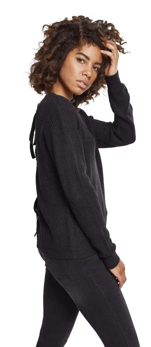 Свитшот Urban Classics Back Lace Up Женский, фото №11