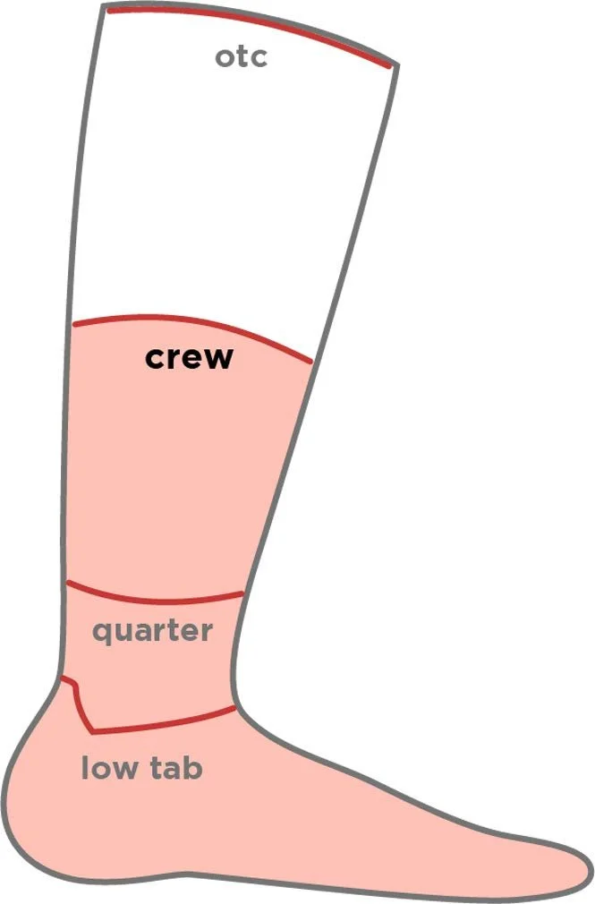 Шкарпетки для хайкінгу Wrightsock Merino Stride Professional двошарові Crew Long, фото №3