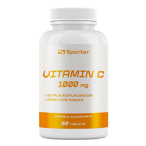 Витамин С шиповником и биофлавоноидами Sporter C 1000mg Bioflavonoids Rose hips 60 таб, фото №1