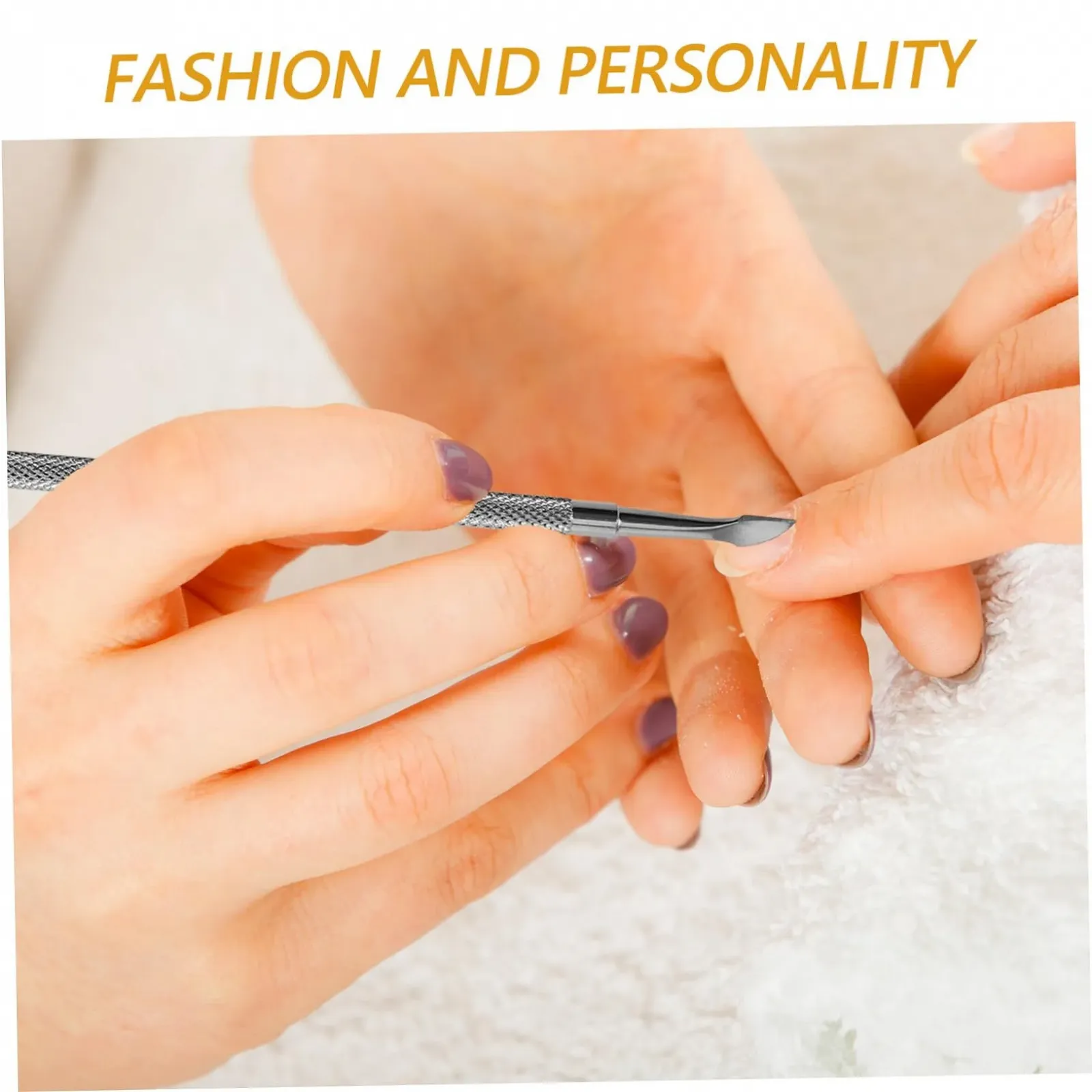 Набор пушеров для маникюра и педикюра Happyyami двусторонний шабер, фото №8 Набор пушеров для маникюра и педикюра Happyyami двусторонний шабер, фото №8