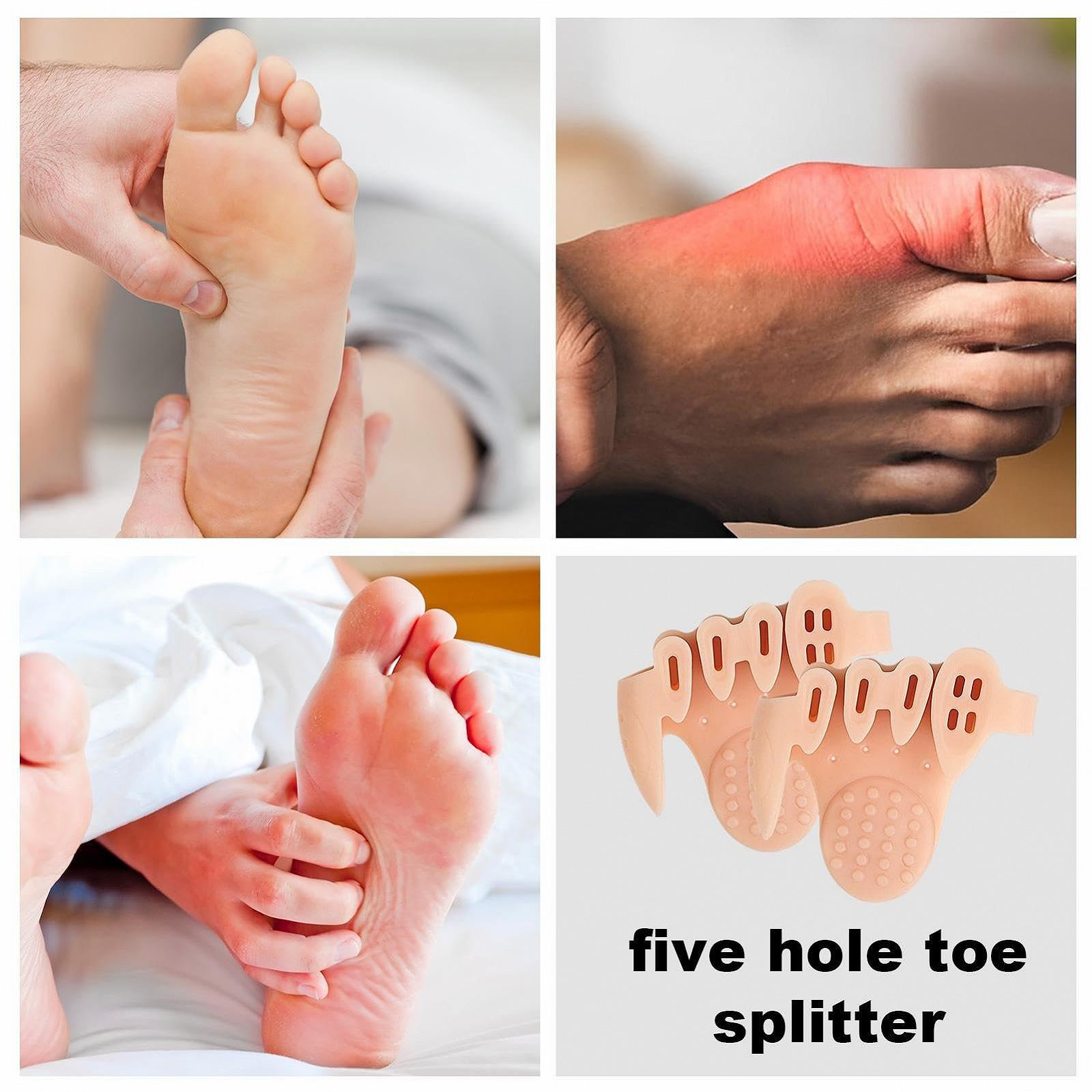 Разделитель для пальцев ног Novent, 5 отверстий, фото №3