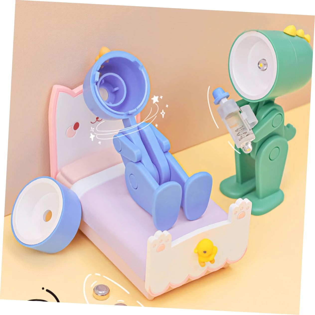 Настольная лампа DOITOOL Dinosaur LED Night Light для детей ABS и PVC Упаковка из 8 штук, фото №7 Настольная лампа DOITOOL Dinosaur LED Night Light для детей ABS и PVC Упаковка из 8 штук, фото №7