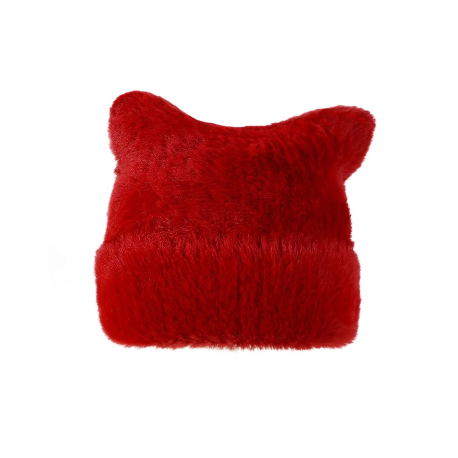 Котячий капелюх з вухами Однотонний, фото №1 Котячий капелюх з вухами Однотонний, фото №1