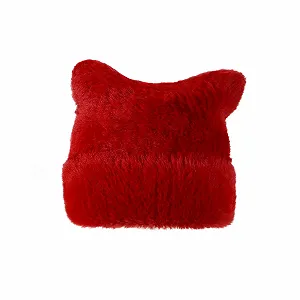 Котячий капелюх з вухами Однотонний - Фото 1