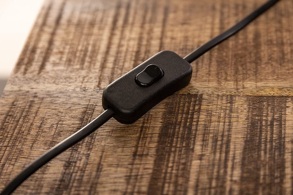 Настольная лампа Riess Ambiente Harmony Nature массив дерева 50 см бежевый тик с льняным абажуром, фото №8