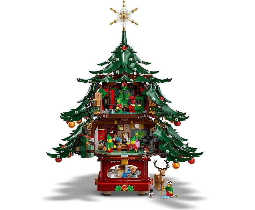 Конструктор Лего LEGO Seasonal Сімейне прикрашання різдвʼяної ялинки (41843), фото №3