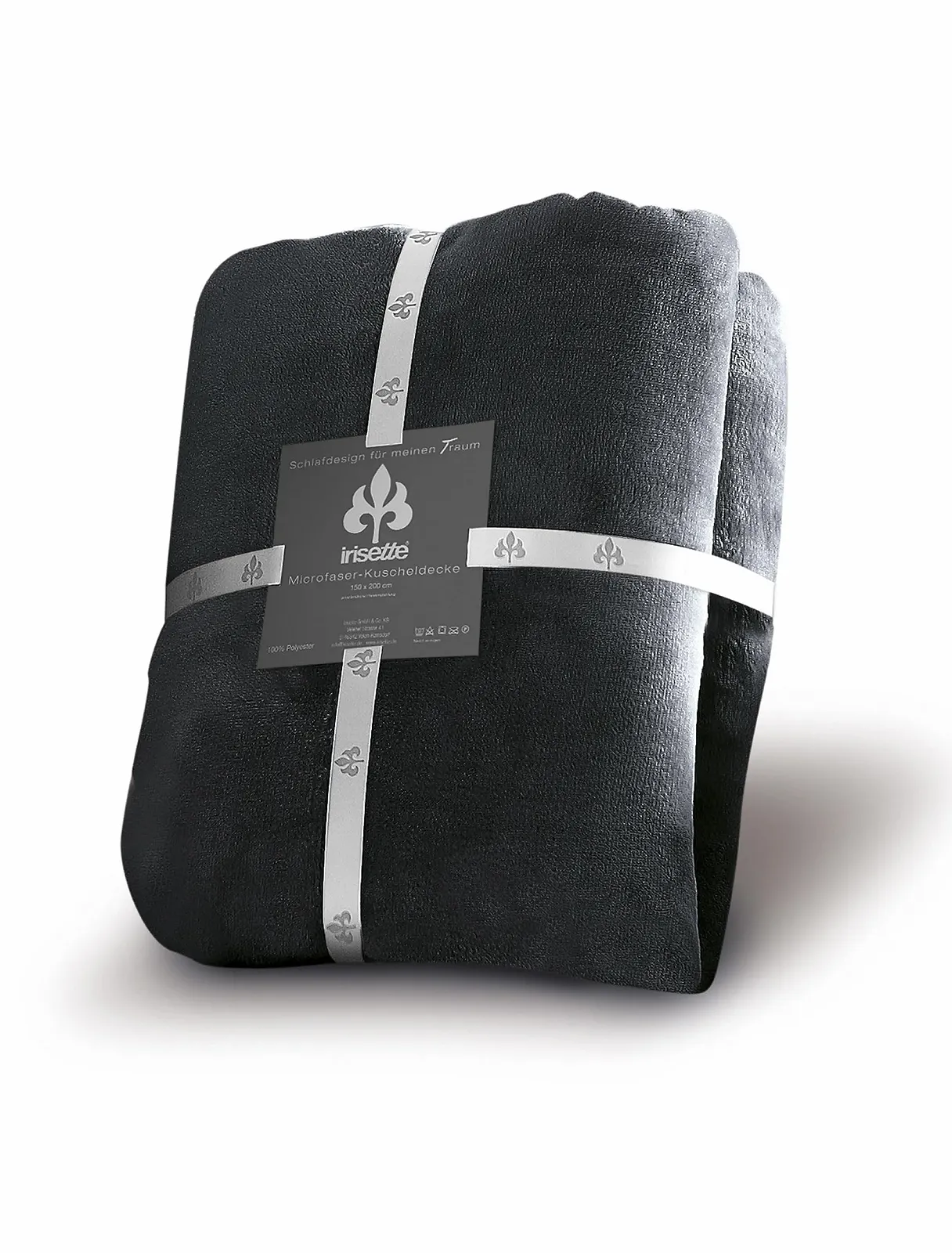Покривало Irisette Castel Мікрофібра 150 x 200 см Антрацит, фото №1