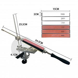 Точило для ножів Acouto Професійна з 6 каменями 360° поворотна Нержавіюча сталь ціна на synthetic.ua - Фото 1 Точило для ножів Acouto Професійна з 6 каменями 360° поворотна Нержавіюча сталь synthetic.ua - Фото 1