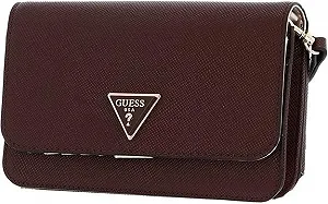 Жіноча сумка через плече Guess Noelle Xbody Flap Коричневий synthetic.ua - Фото 1