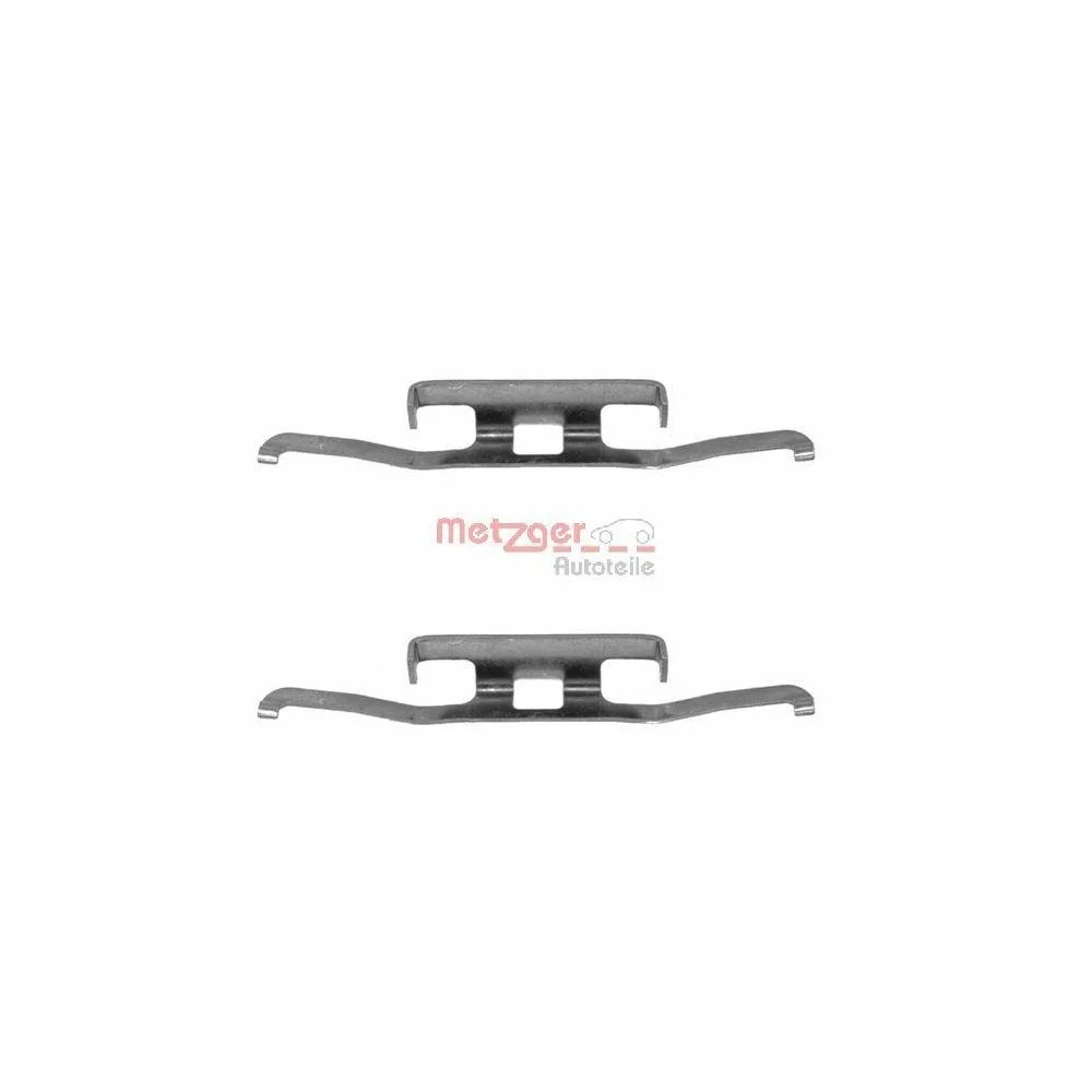 Комплект аксесуарів, гальмівні колодки дискові METZGER 109-1098 для BMW, задня вісь, фото №1
