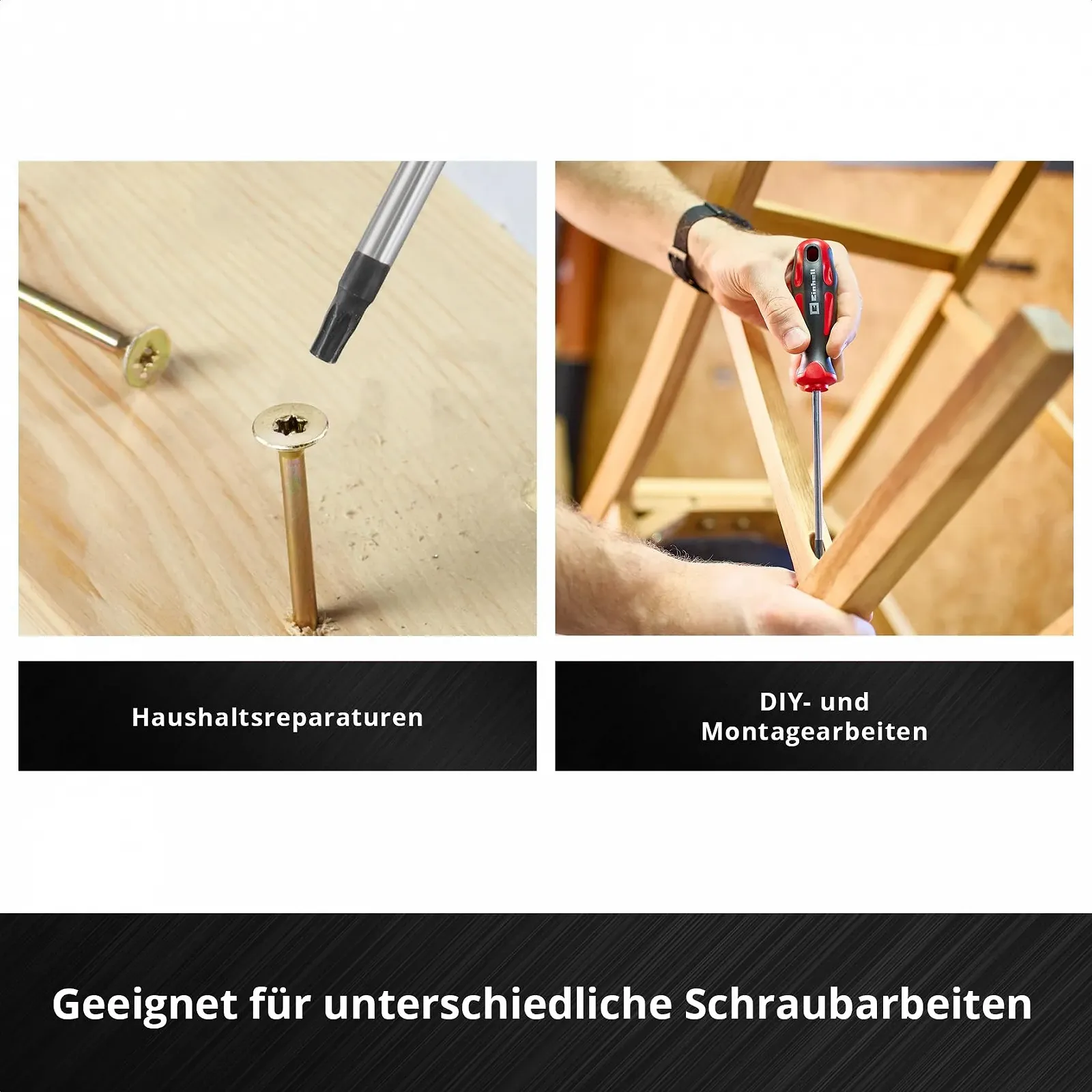 Набір викруток Einhell T-Profile 5 штук CrV Magnetic, фото №7